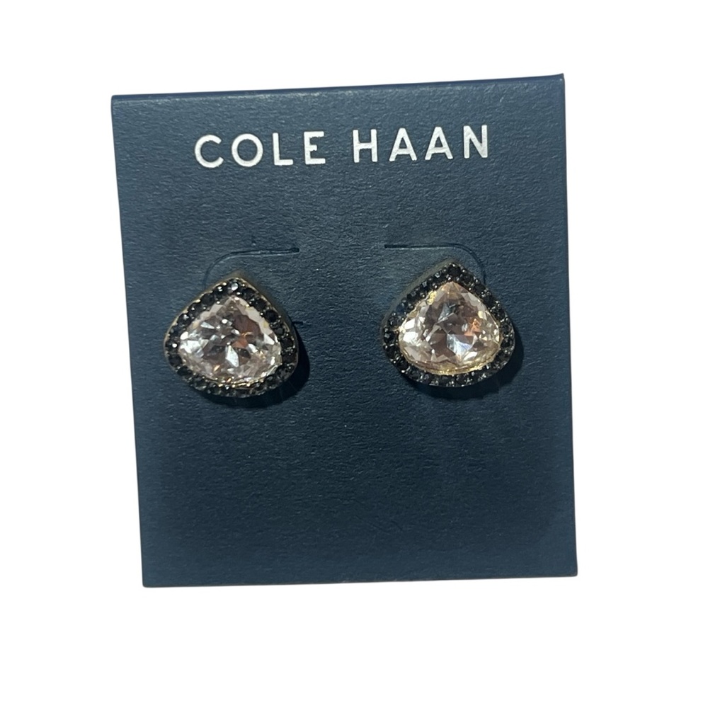 Cole Haan Gold CZ Earrings